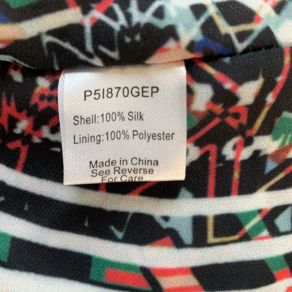 Parker 💯 silk long sleeve dress - Picture 9 of 12